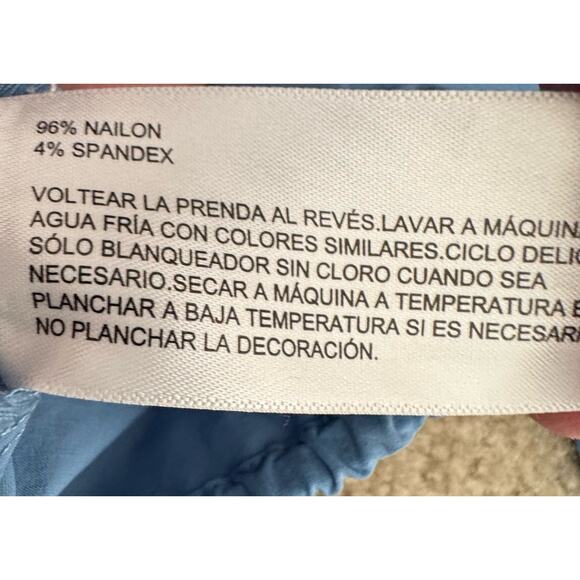 Prince Pickleball Cropped Windbreaker Womens Med Blue Hooded Full Zip Jacket - Picture 4 of 6
